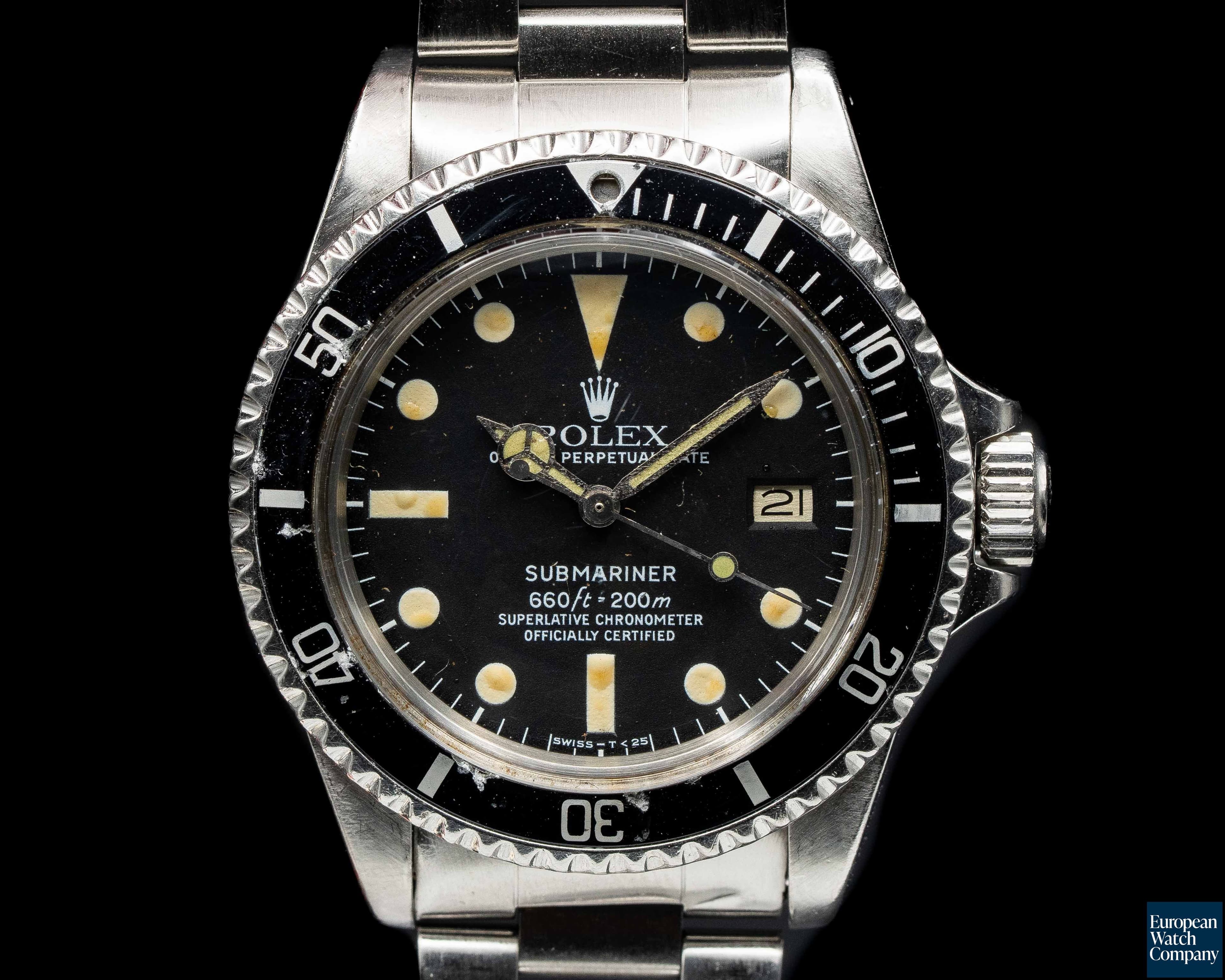 Image of Rolex Submariner 1680 SS Circa 1979 GREAT PATINA