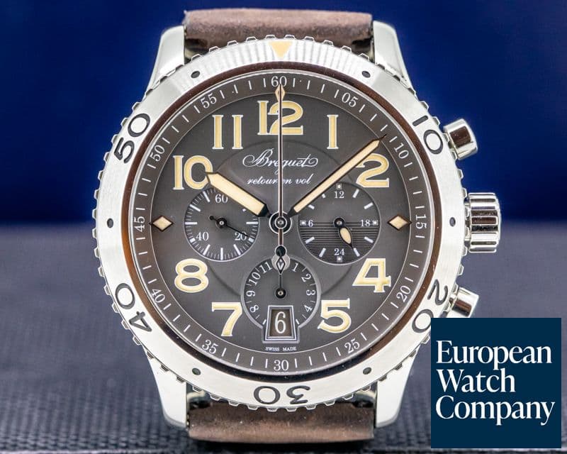 Image of Breguet Type XXI Flyback SS Grey Dial 