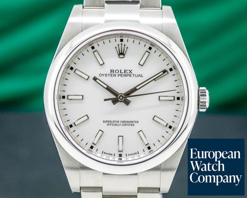 Image of Rolex Oyster Perpetual SS White Stick Dial