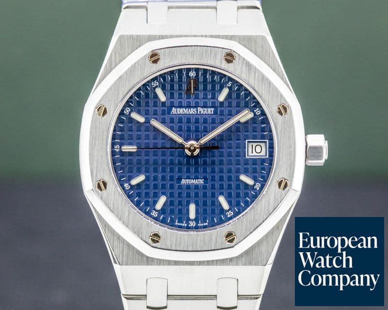 Image of Audemars Piguet Royal Oak Blue Dial SS 36MM FULL SET  