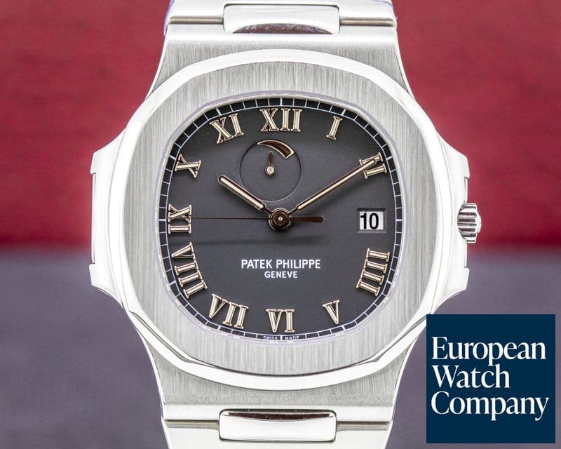 Image of Patek Philippe Nautilus 3710 "Comet" SS / SS Black Dial FULL SET PP SERVICED