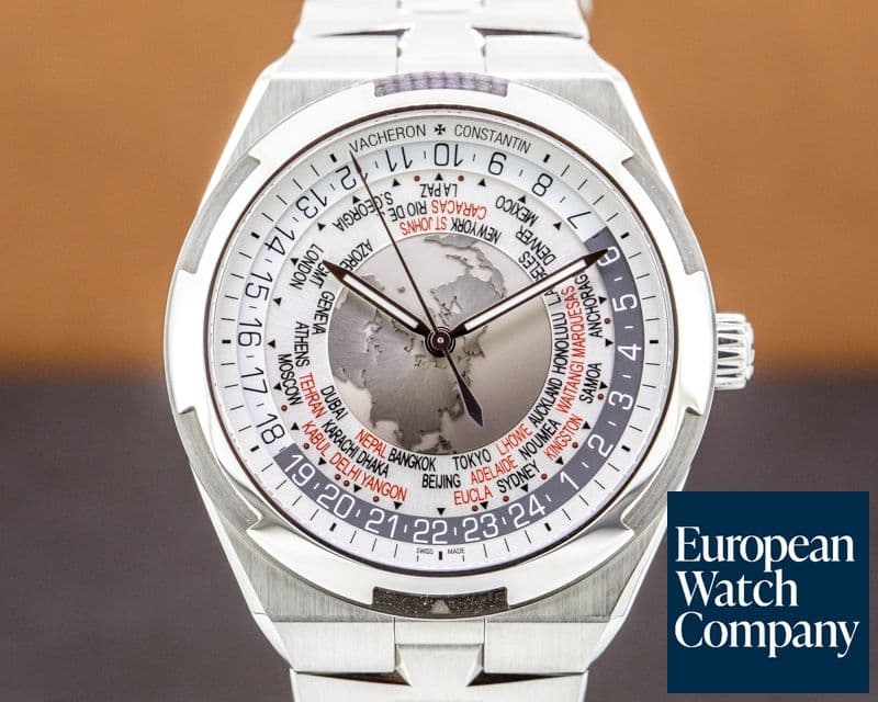 Image of Vacheron Constantin Overseas 7700V World Time Silver Dial SS
