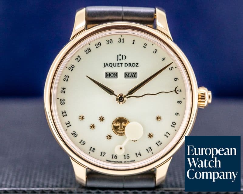 Image of Jaquet Droz Eclipse Ivory Enamel Dial Rose Gold UNWORN