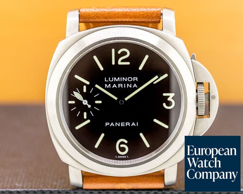 Image of Panerai Luminor Marina Black Dial Titanium 
