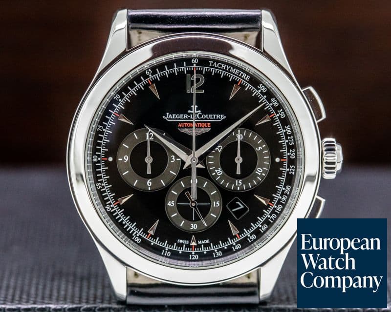Image of Jaeger LeCoultre Master Chronograph Aston Martin SS Black Dial 
