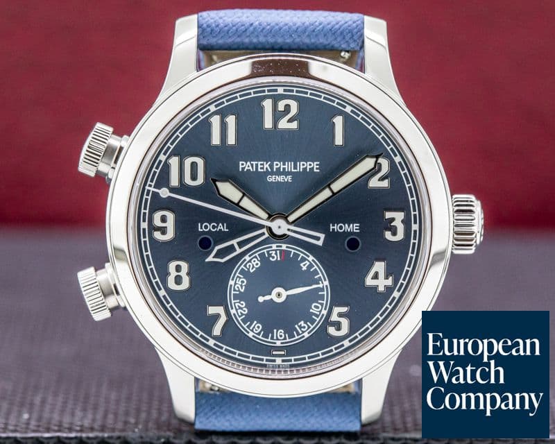 Image of Patek Philippe Mid Size 7234A Calatrava Pilot Travel Time "Singapore" Limited UNWORN