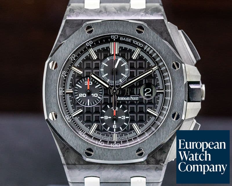 Image of Audemars Piguet 26400AU Royal Oak Offshore Carbon Fiber Ceramic Bezel Titanium / Rubber
