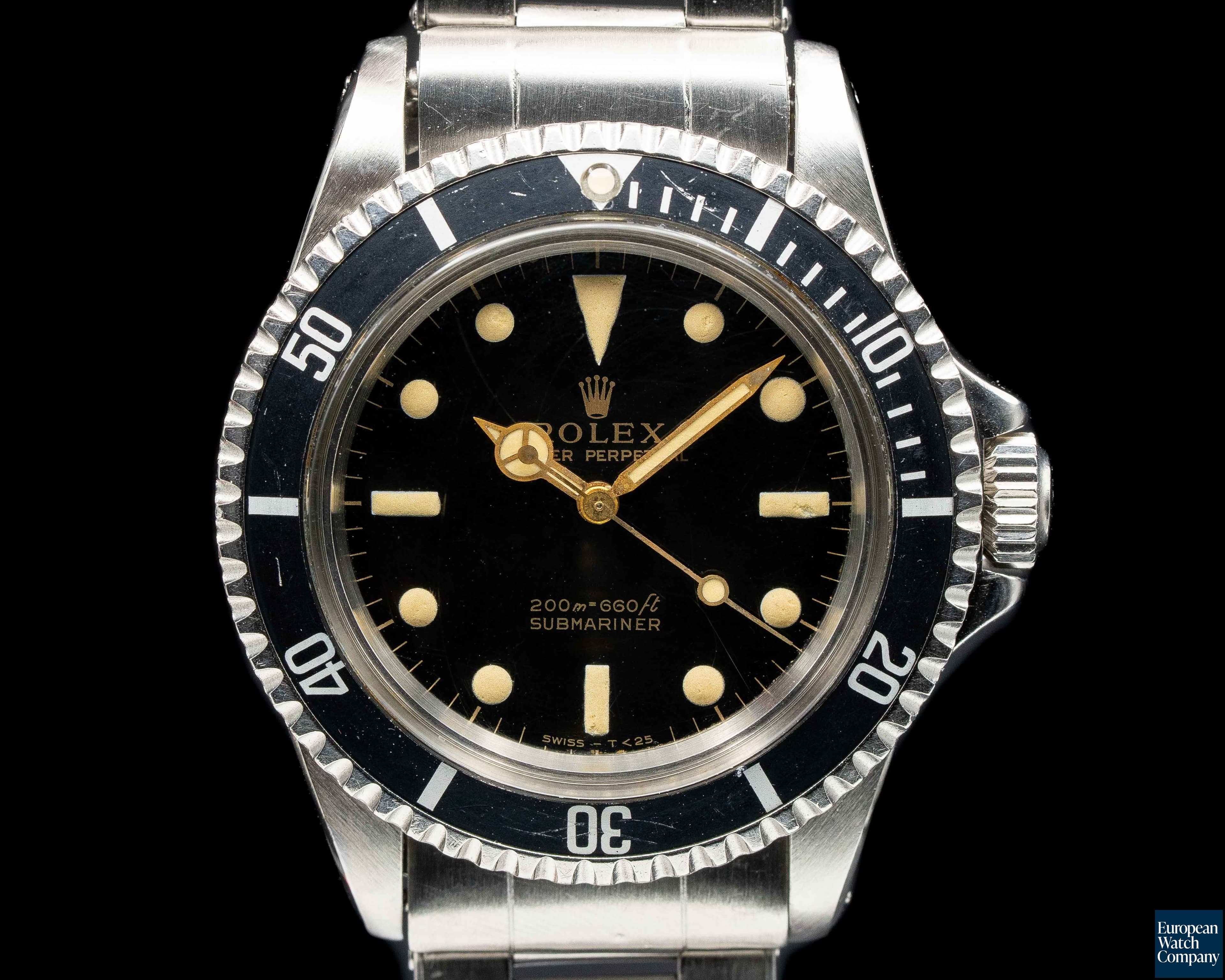 Image of Rolex Gilt 5513 Submariner AMAZING DIAL Circa 1966