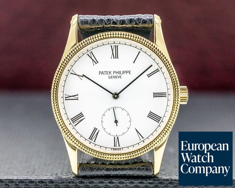 Image of Patek Philippe Calatrava Manual Wind 18K Yellow Gold Hobnail