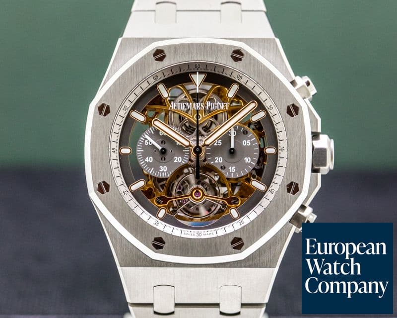 Image of Audemars Piguet Royal Oak Tourbillon Chronograph Openworked "Material Good" Edition
