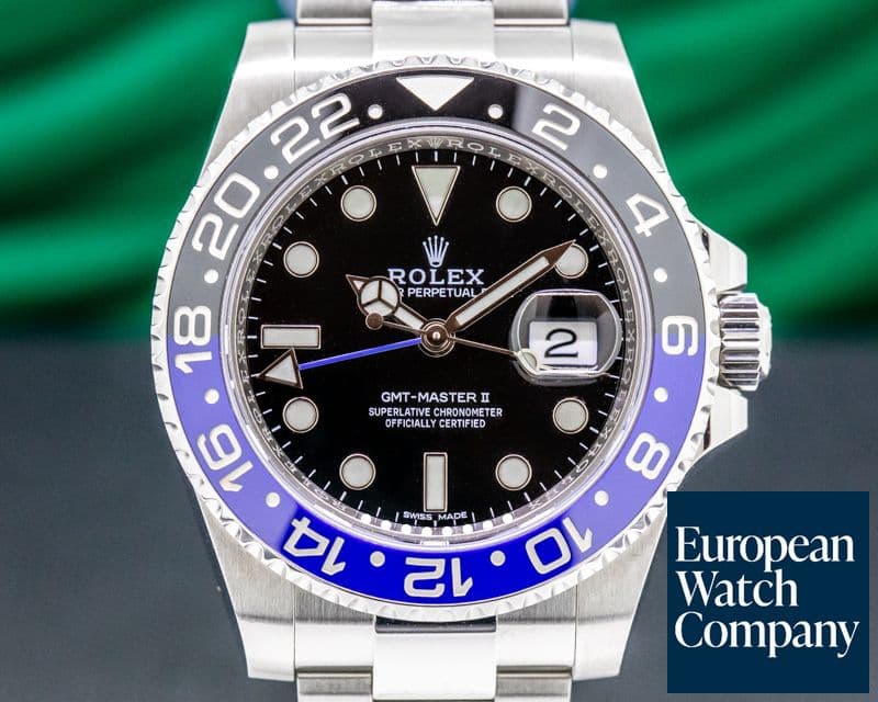 Image of Rolex GMT Master II 116710 Ceramic Black & Blue "Batman" SS 