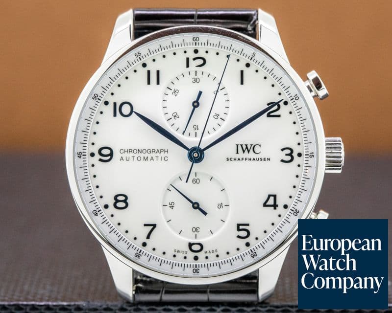 Image of IWC Portuguese Chronograph SS Lacquered Dial 150th Anni Limited