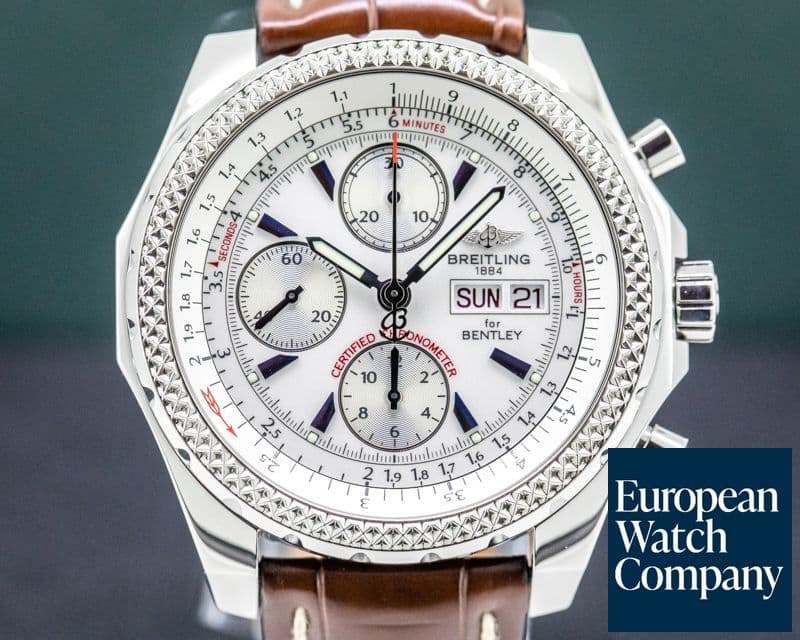 Image of Breitling Bentley Motors GT Stainless / Leather 45MM