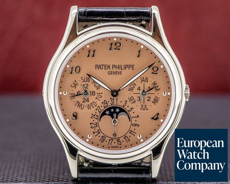 Image of Patek Philippe Perpetual Calendar 18K White Gold Salmon Dial UNIQUE PIECE