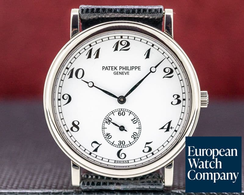 Image of Patek Philippe Calatrava 18K White Gold Arabic Numerals 