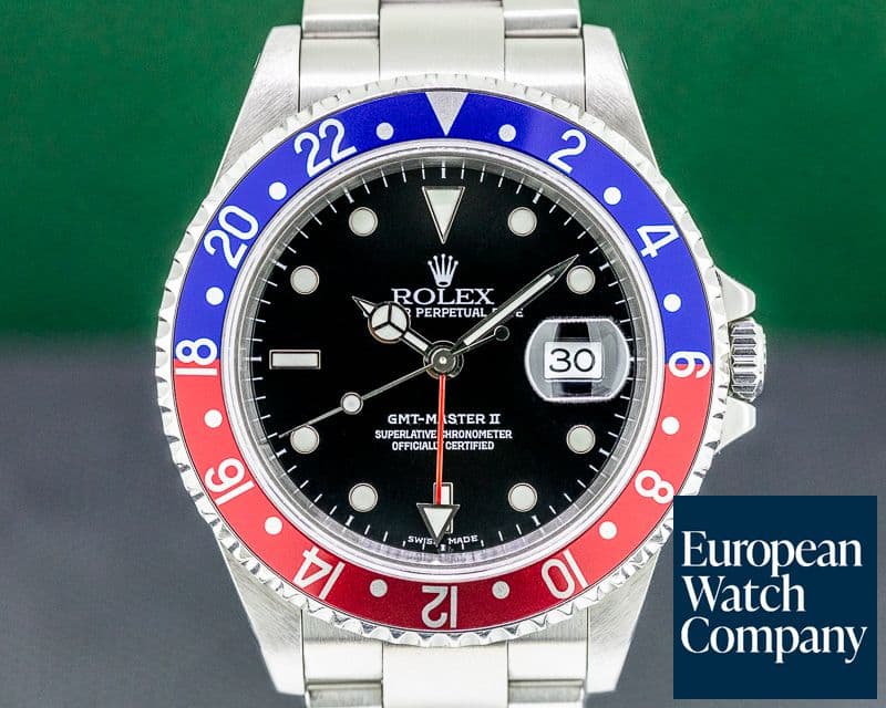 Image of Rolex GMT Master II SS Red / Blue Pepsi Bezel 
