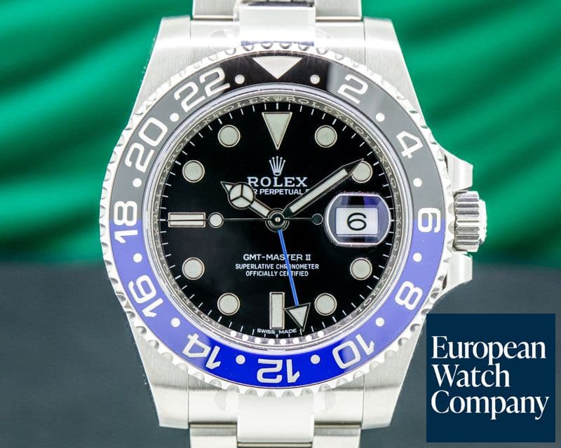 Image of Rolex GMT Master II 116710 Ceramic "Batman" SS UNWORN