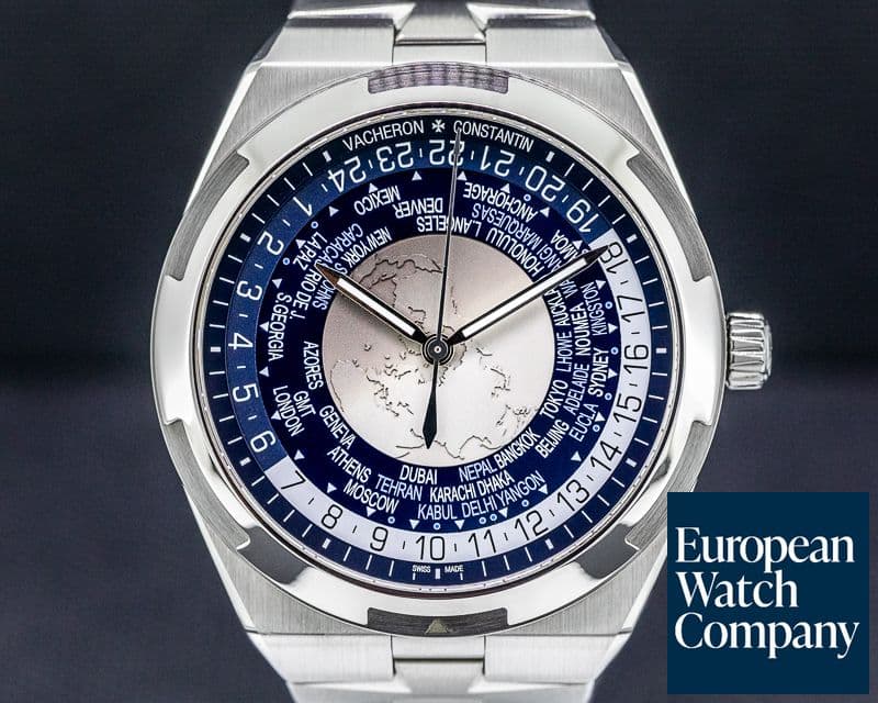 Image of Vacheron Constantin Overseas 7700V World Time Blue Dial SS