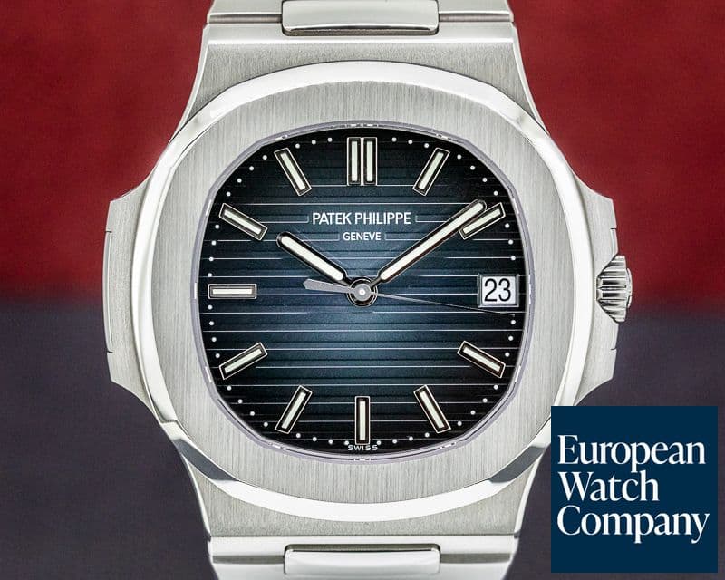 Image of Patek Philippe Jumbo Nautilus Blue Dial SS 2019