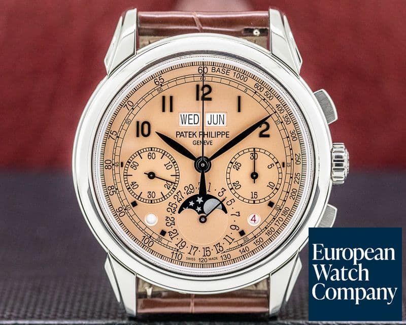 Image of Patek Philippe 5270P Perpetual Calendar Chronograph Platinum Salmon Dial 