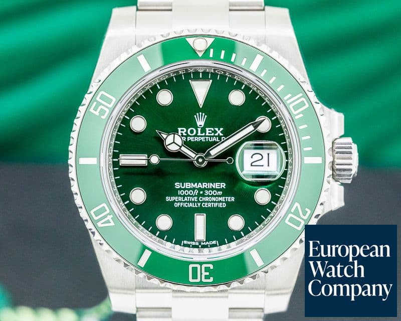 Image of Rolex Submariner "Hulk" Green Ceramic Bezel Green Dial SS