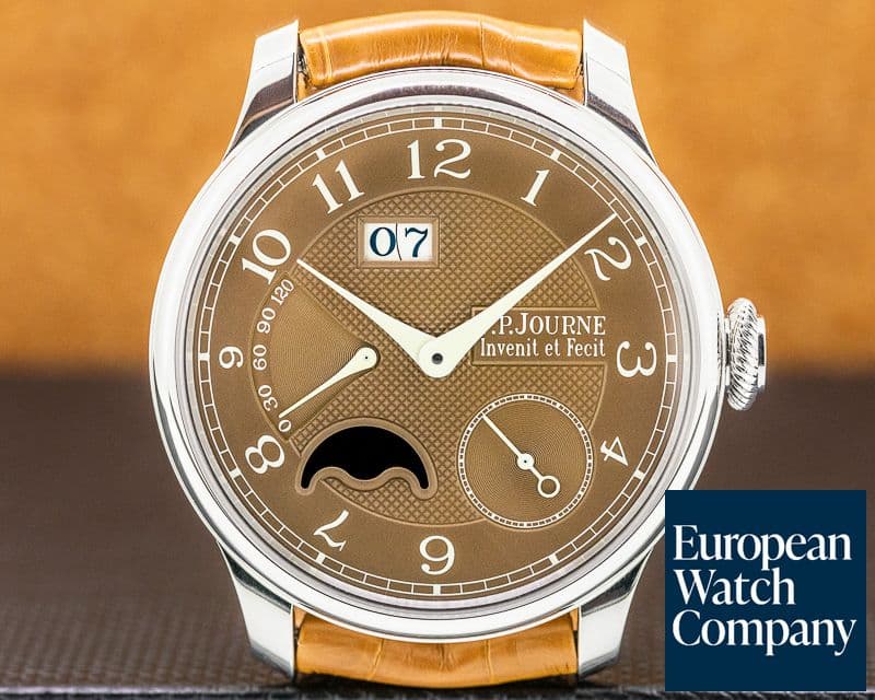 Image of F. P. Journe Octa Automatique Lune Platinum HAVANA DIAL UNWORN 