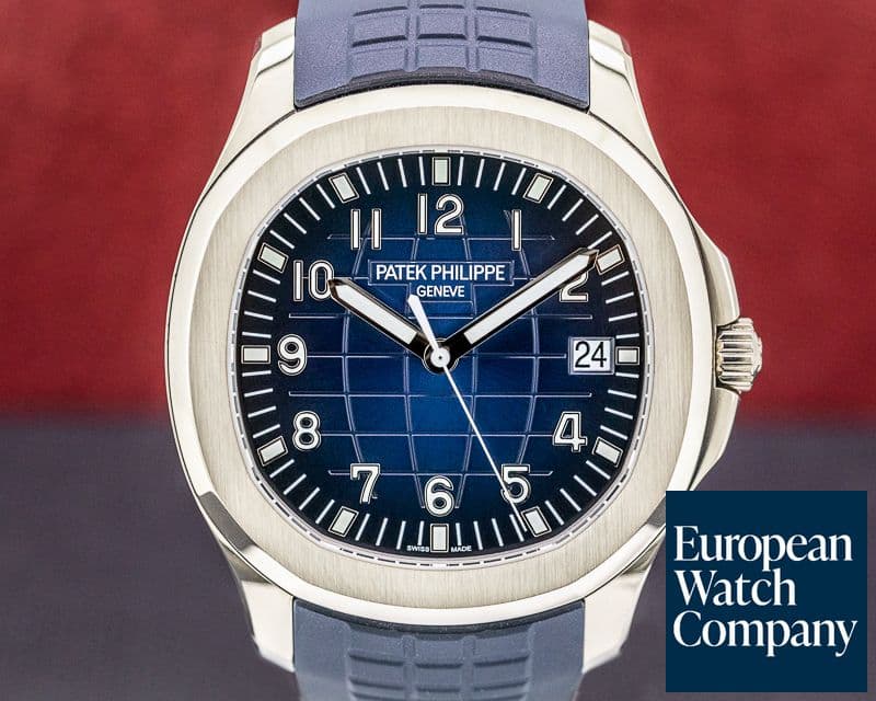 Image of Patek Philippe Aquanaut 5168G 18K White Gold / Blue Dial 2018 