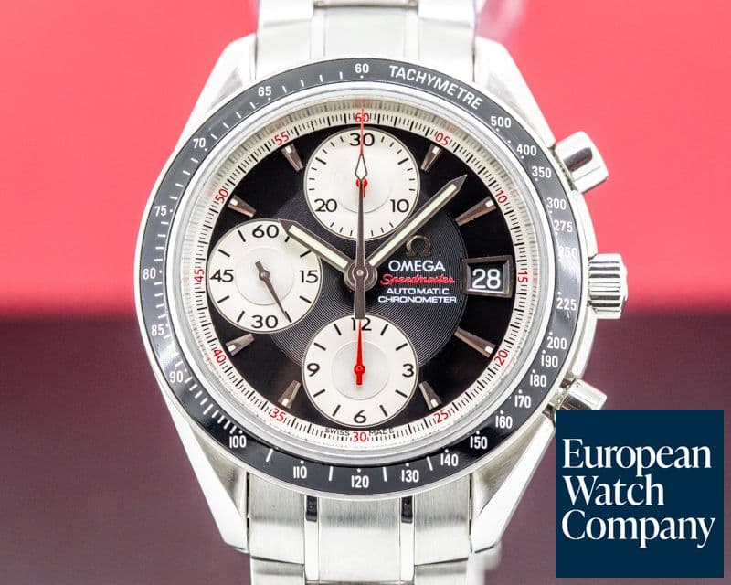 Image of Omega Speedmaster Chronograph Black Dial SS Bracelet