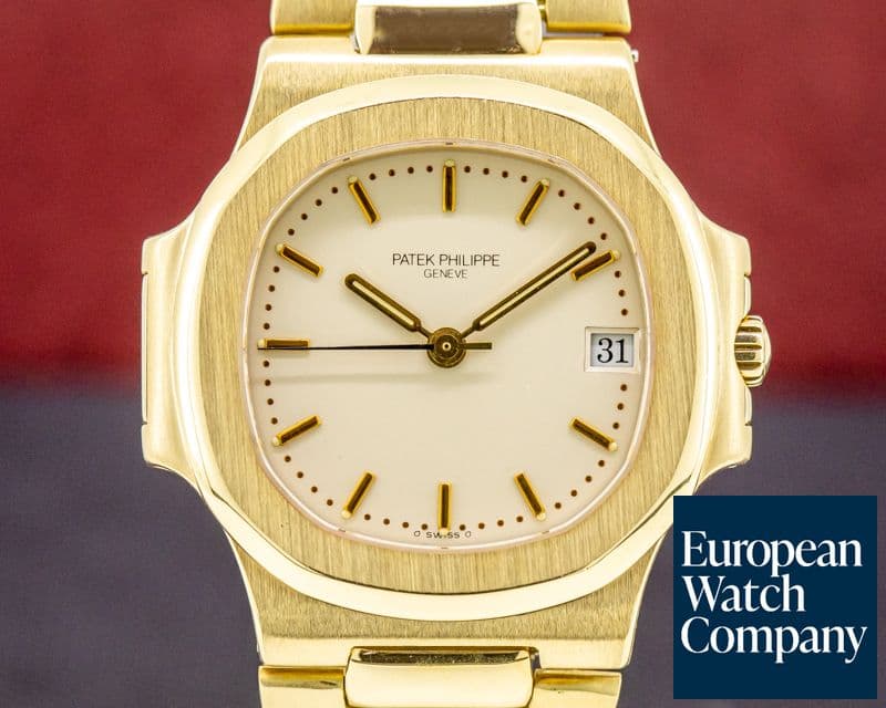 Image of Patek Philippe Nautilus 3800 18K Yellow Gold ORIGINAL CERT 