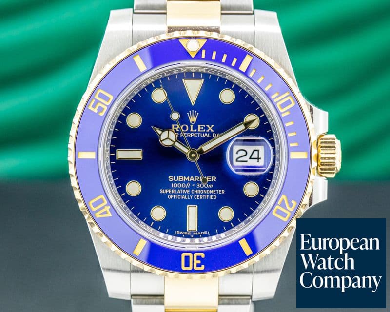 Image of Rolex Submariner 116613LB Ceramic Blue Dial 18K / SS 