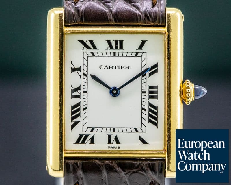 Image of Cartier Tank Louis Manual Wind 18K Yellow Gold Circa 1974
