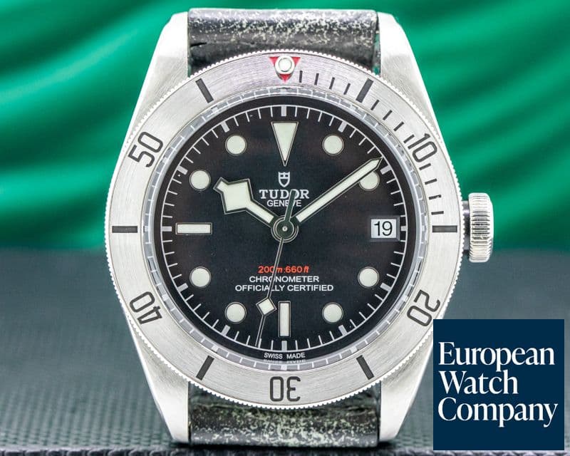 Image of Tudor Tudor Heritage Black Bay 41 BLACK SS / Aged Leather 