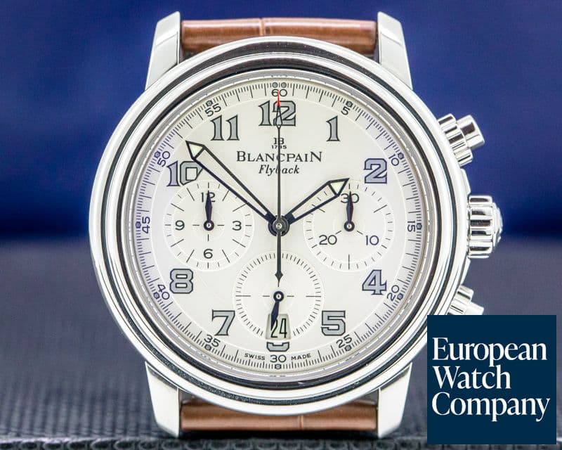 Image of Blancpain Flyback Chronograph Silver Dial SS