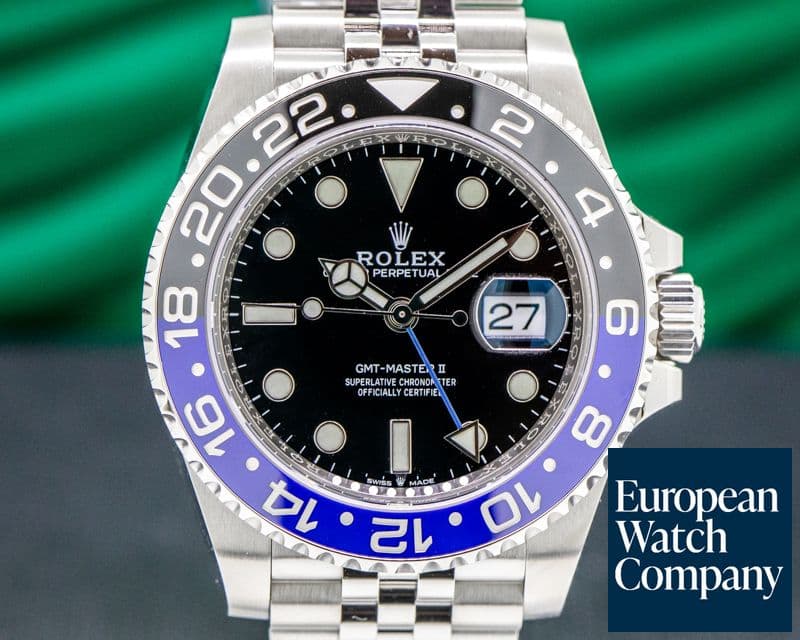 Image of Rolex GMT Master II 126710 Ceramic "Batman" SS / Jubilee UNWORN