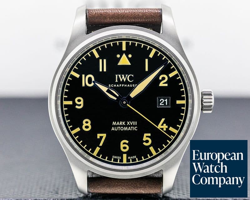 Image of IWC Mark XVIII Heritage Black Dial Titanium