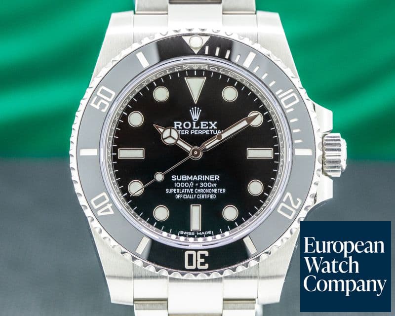 Image of Rolex Submariner 114060 No Date Ceramic Bezel SS 2019