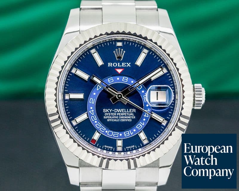 Image of Rolex Sky Dweller 326934 Steel Blue SS / Bracelet 
