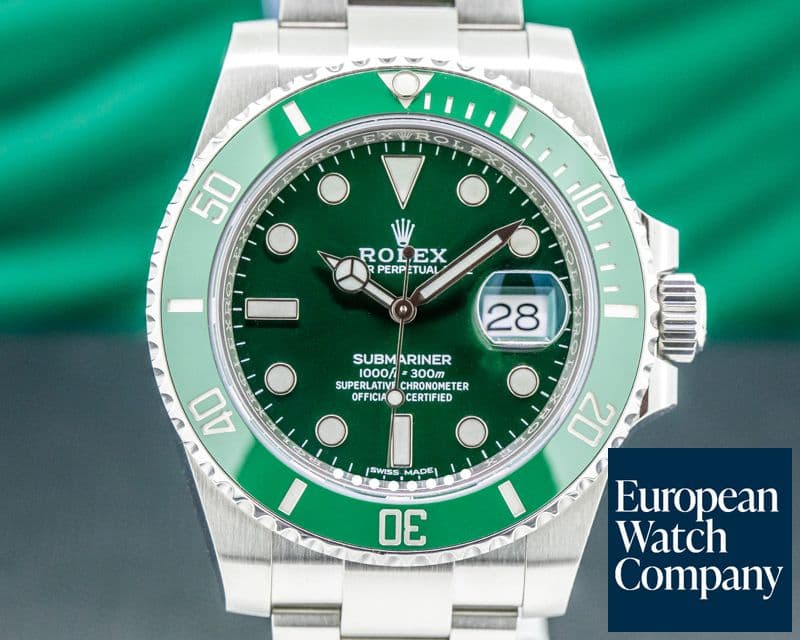 Image of Rolex Submariner "Hulk" Green Ceramic Bezel Green Dial SS 2019