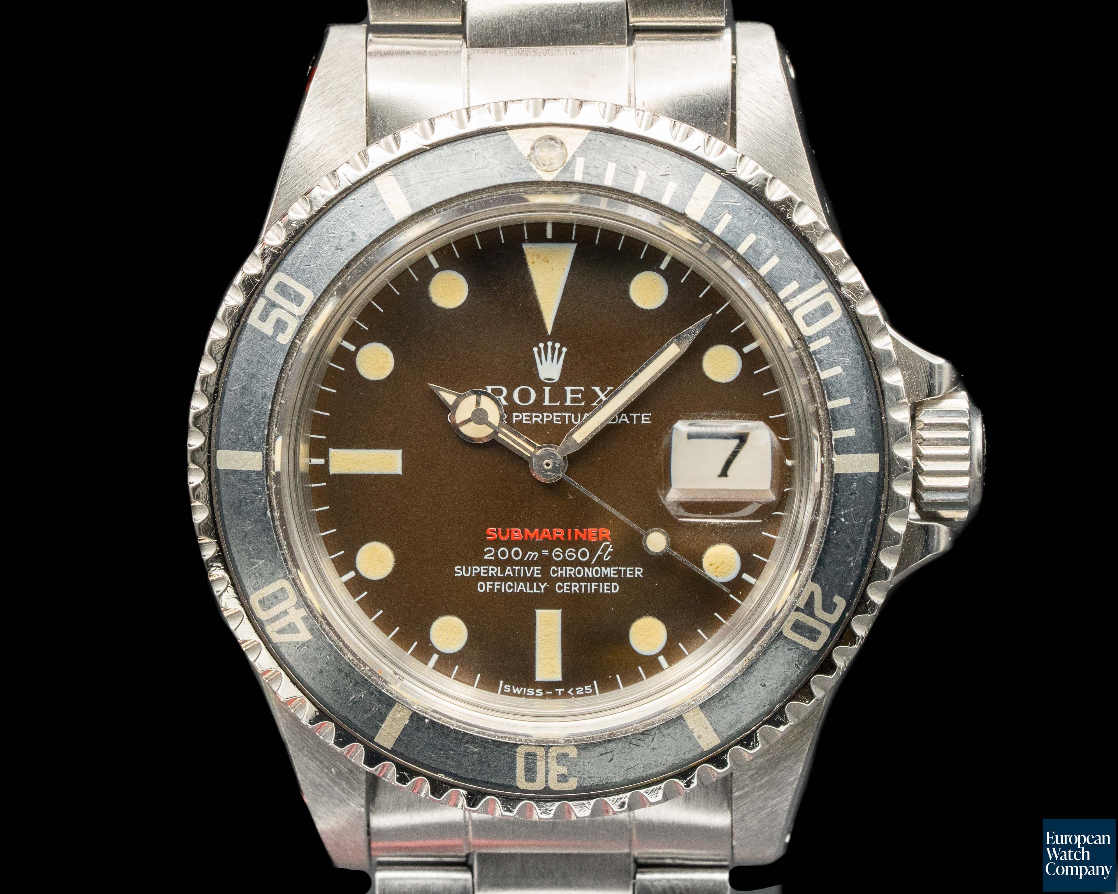 Image of Rolex Submariner RED MK II Circa 1970 TROPICAL WOW