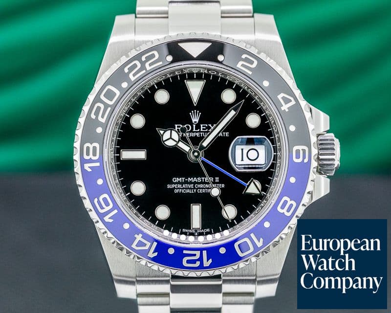 Image of Rolex GMT Master II 116710 Ceramic "Batman" SS 