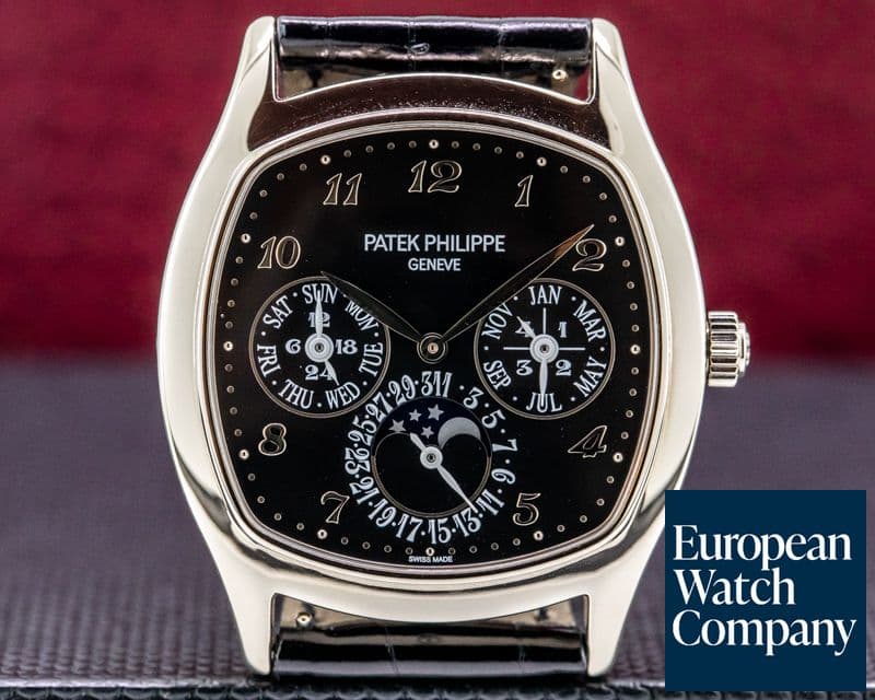 Image of Patek Philippe Perpetual Calendar 5940G 18K White Gold Black Dial 