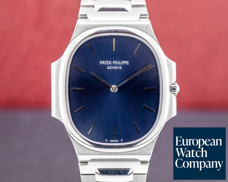 Image of Patek Philippe Nautilus 3770 Ellipse SS Blue Dial RARE