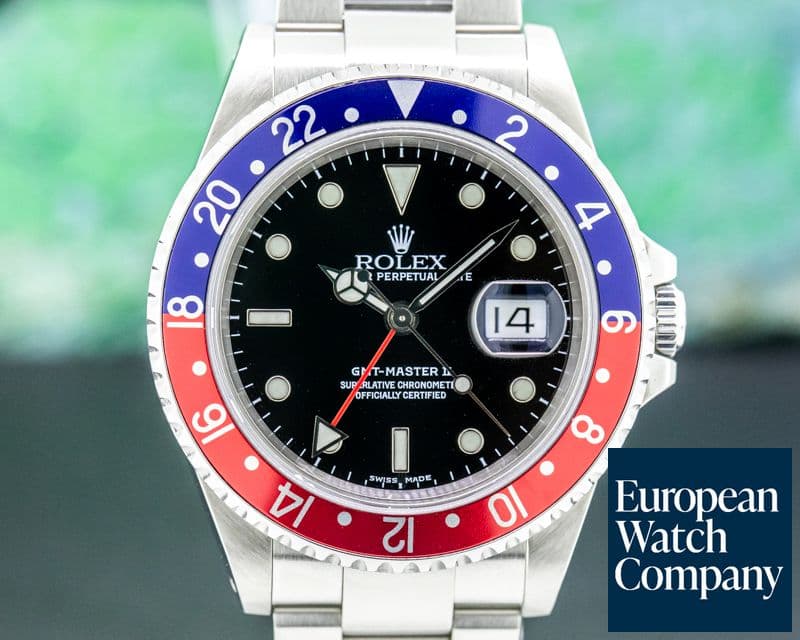 Image of Rolex GMT Master II SS Red / Blue Pepsi Bezel 