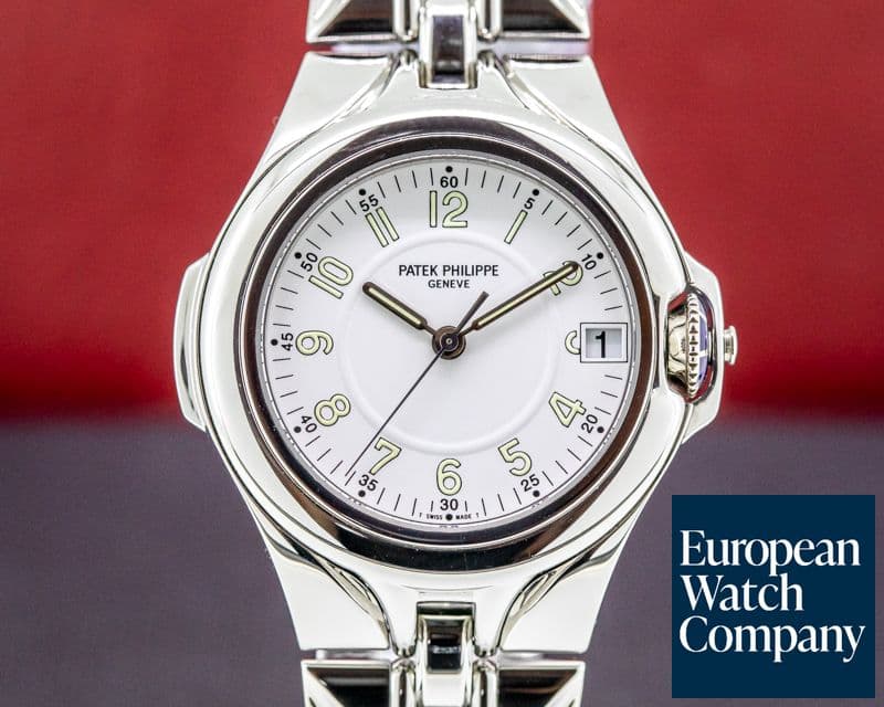 Image of Patek Philippe Sculpture 5091 White Dial SS FULL SET