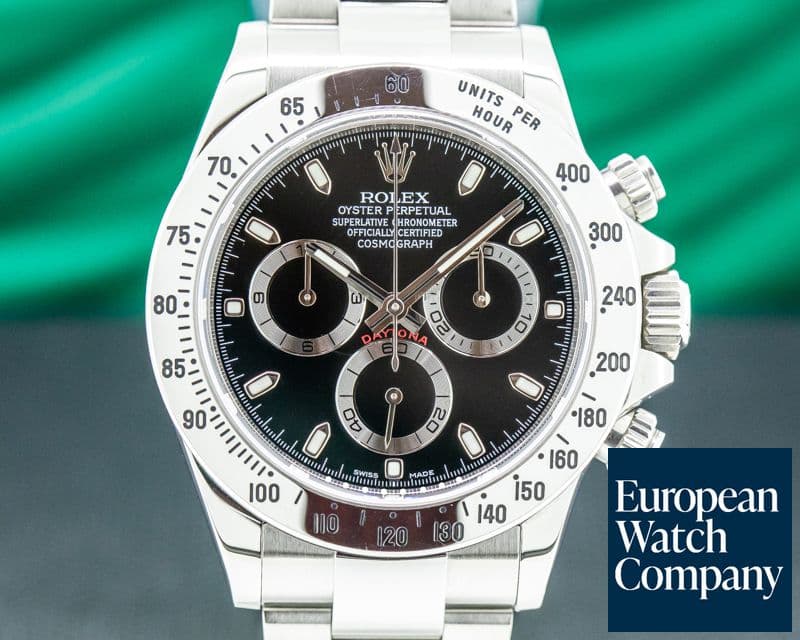 Image of Rolex Daytona 116520 Black Dial SS