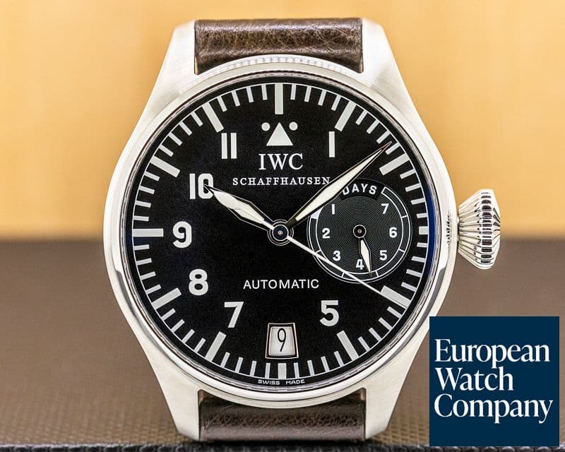 Image of IWC Big Pilot 5002 SS 7 Day FULL SET SERVICED