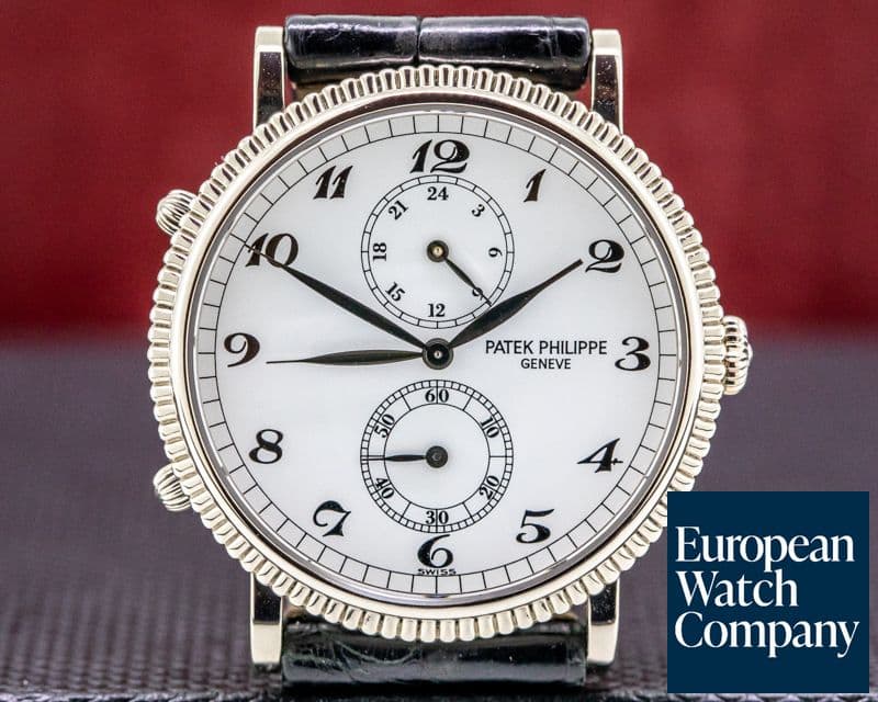 Image of Patek Philippe Travel Time 5034G 18K White Gold FULL SET