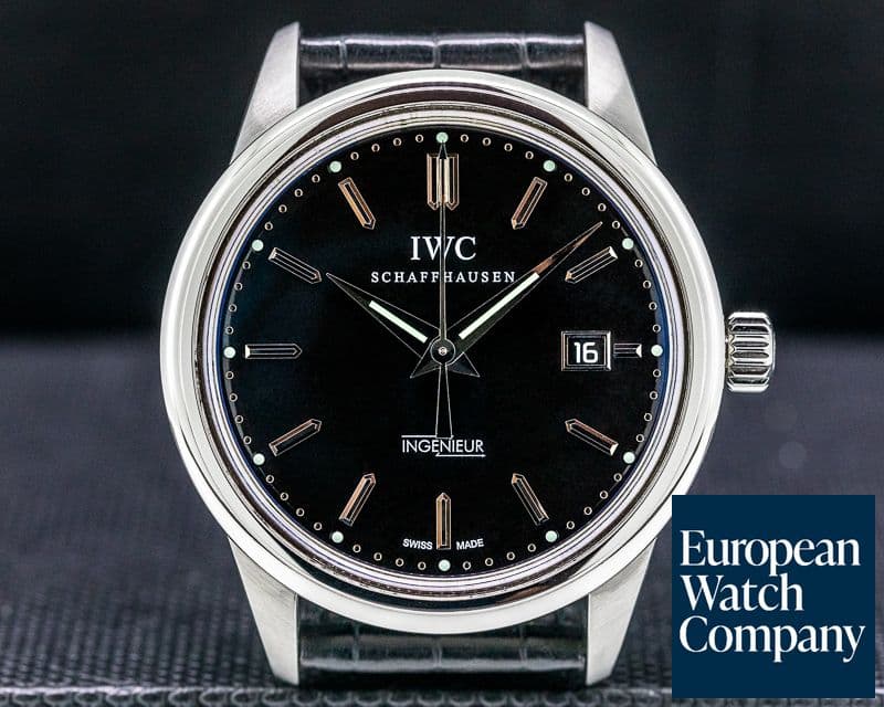 Image of IWC Ingenieur Vintage Collection Black Dial SS 