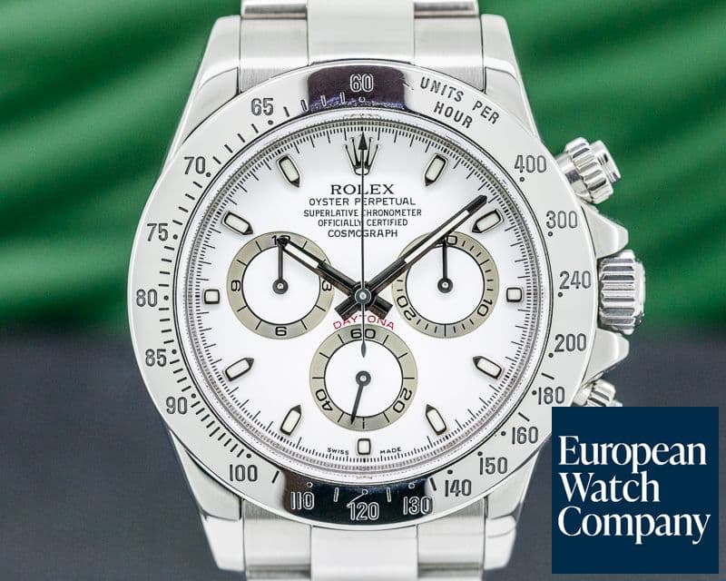 Image of Rolex Daytona 116520 White Dial SS 