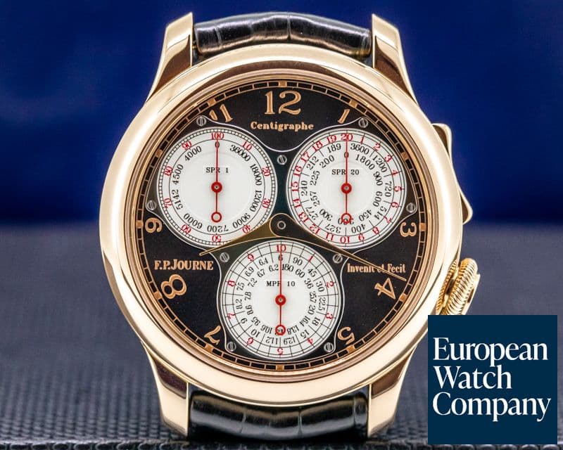 Image of F. P. Journe Centigraphe Souverain BOUTIQUE EDITION 18K Rose Gold / Black Dial